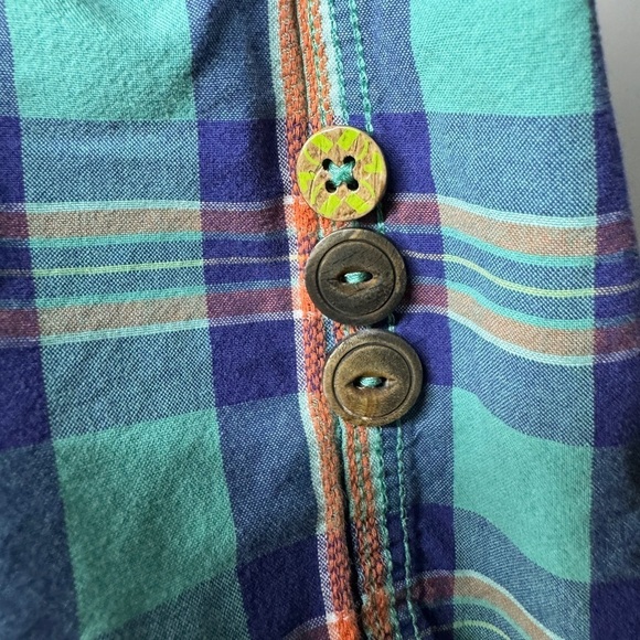 Polo by Ralph Lauren Plaid Collared Button Front Chest Pocket Dress Shirt Small - Picture 13 of 13